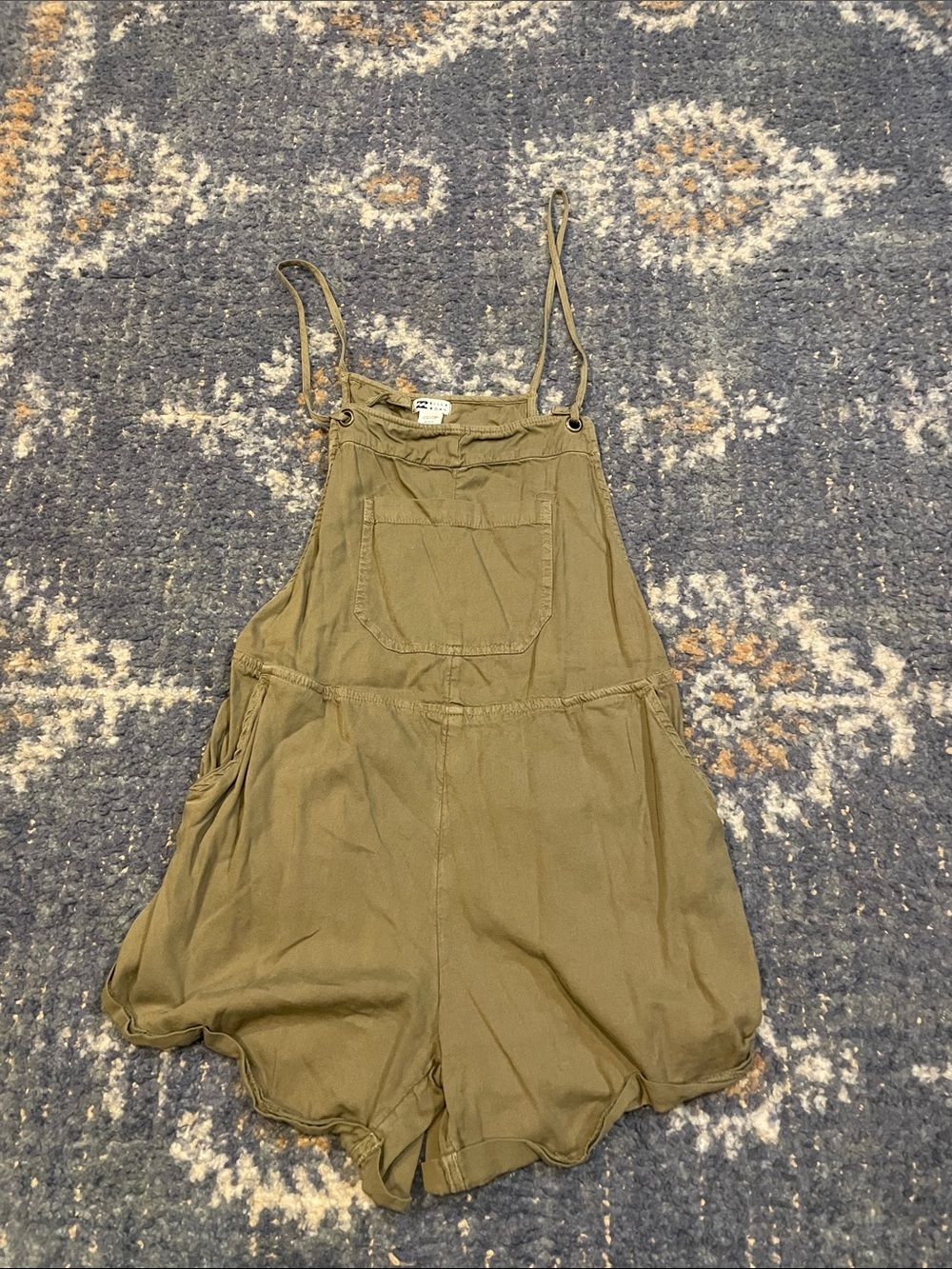 Billabong Olive Green Romper Shorts